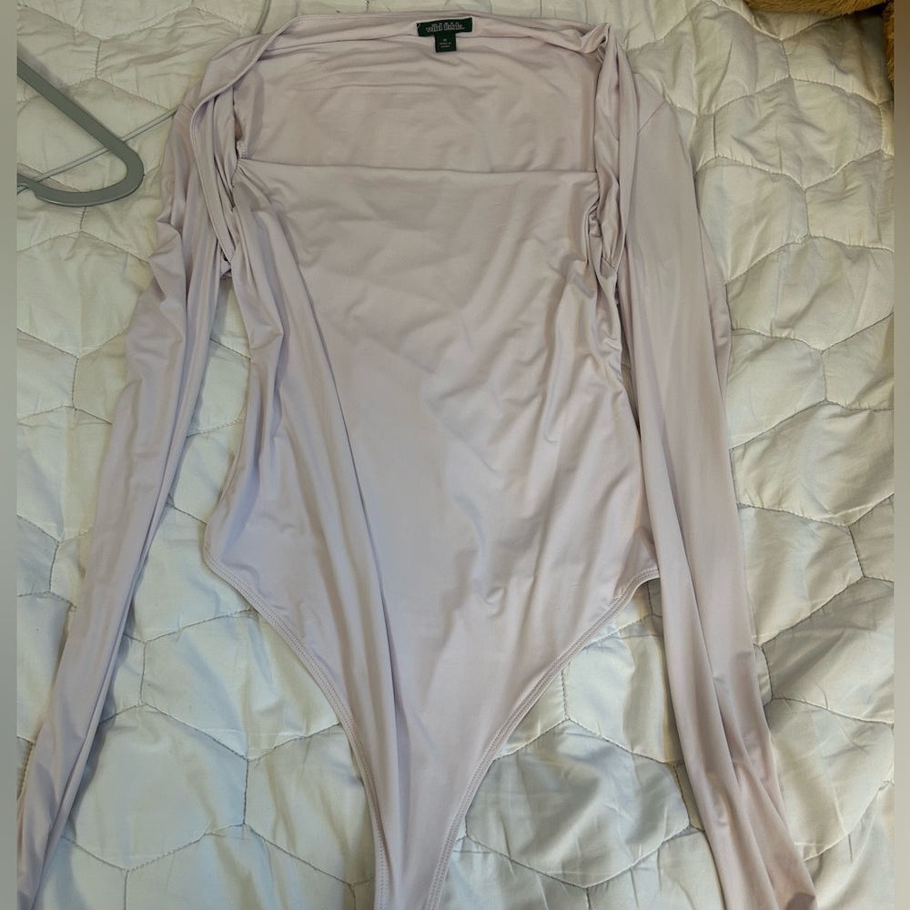Light Pink Long Sleeve Bodysuit